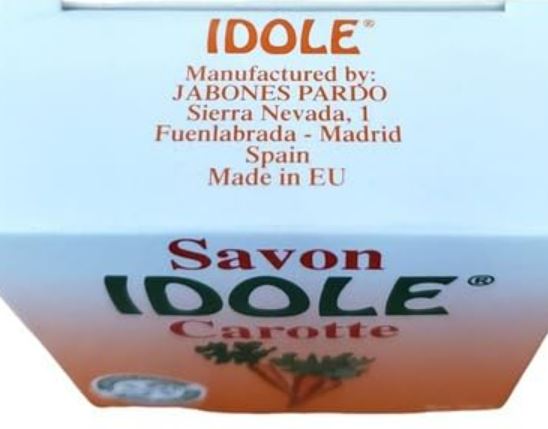 IDOLE Carrot Soap Bar 100g - Made in Spain