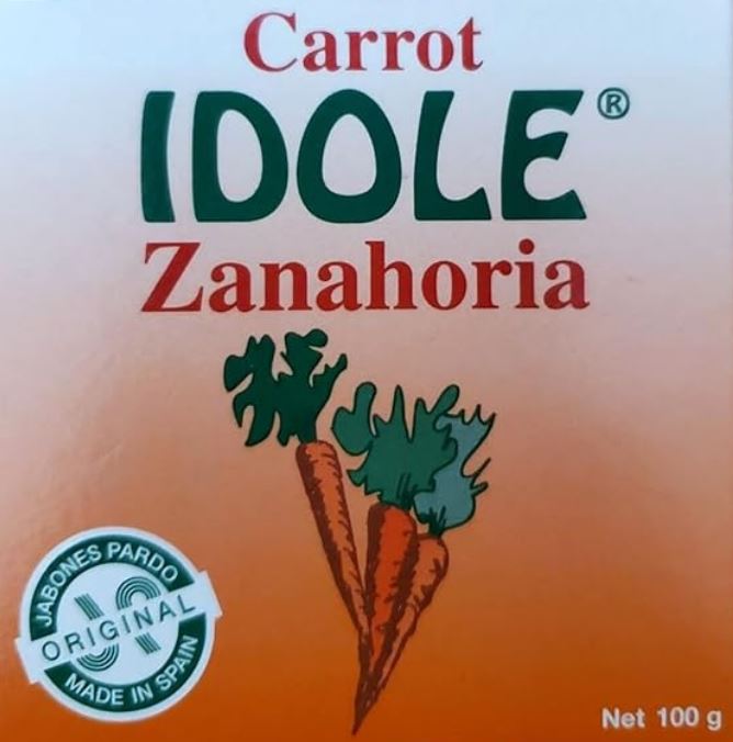 IDOLE Carrot Soap Bar 100g - Made in Spain