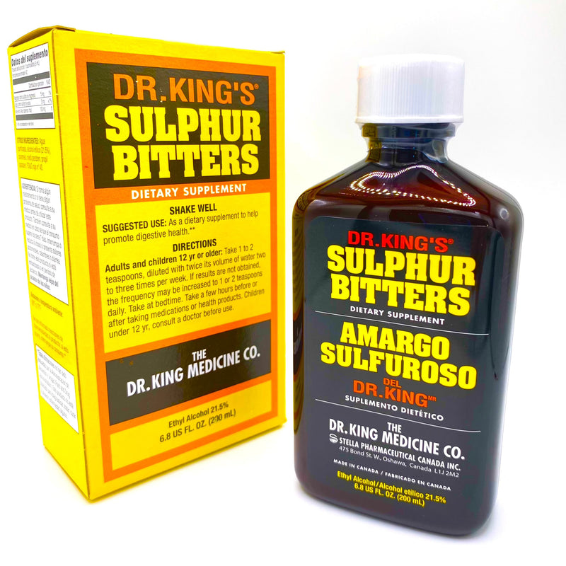 Dr. King's Sulphur Bitters 6.8oz - For Detox & Digestion Aid