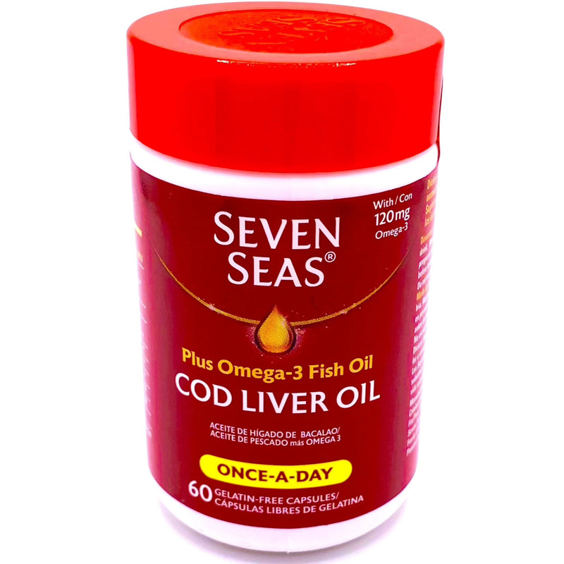 Seven Seas Cod Liver Oil One-A-Day  [60 Count]