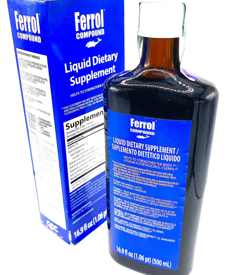 Ferrol Compound 500ml (Large) - Helps Build Iron + Vitamin B12 Levels