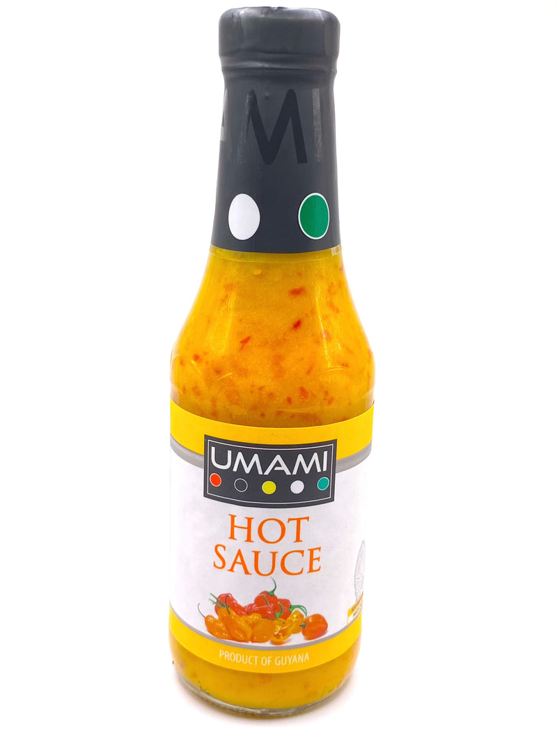 UMAMI Hot Sauce 14oz (Large) - Perfect For Fish, Poultry, Meat & Plant Based Food Items