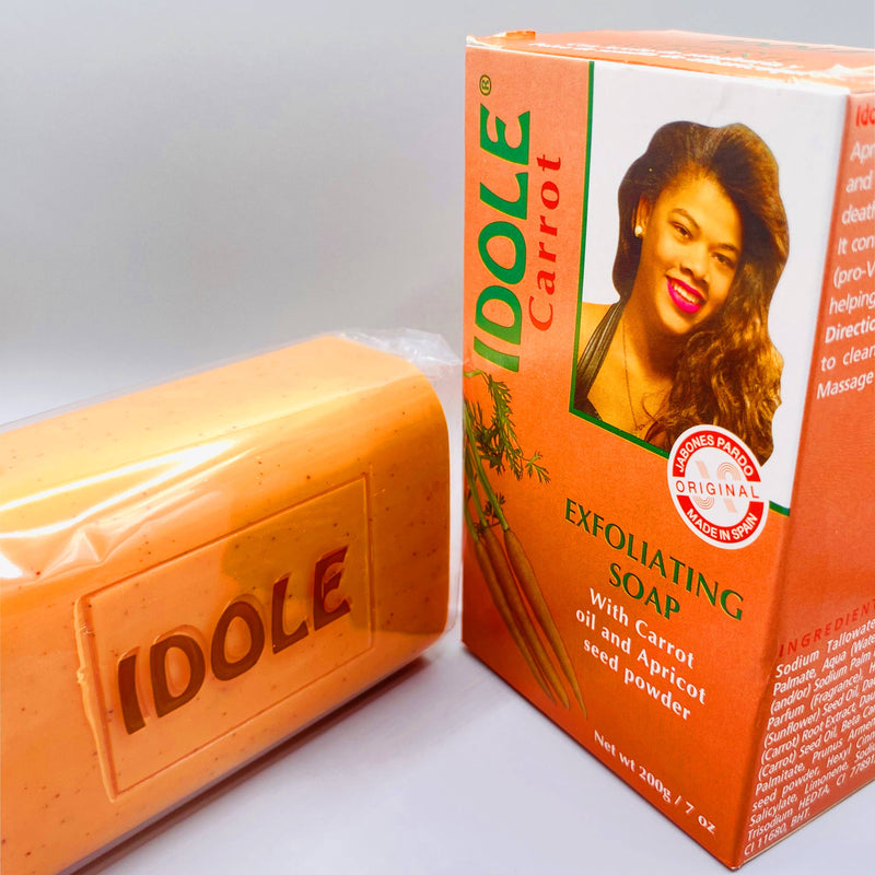 IDOLE Carrot Soap - For Exfoliation, Nourishment & Cleansing