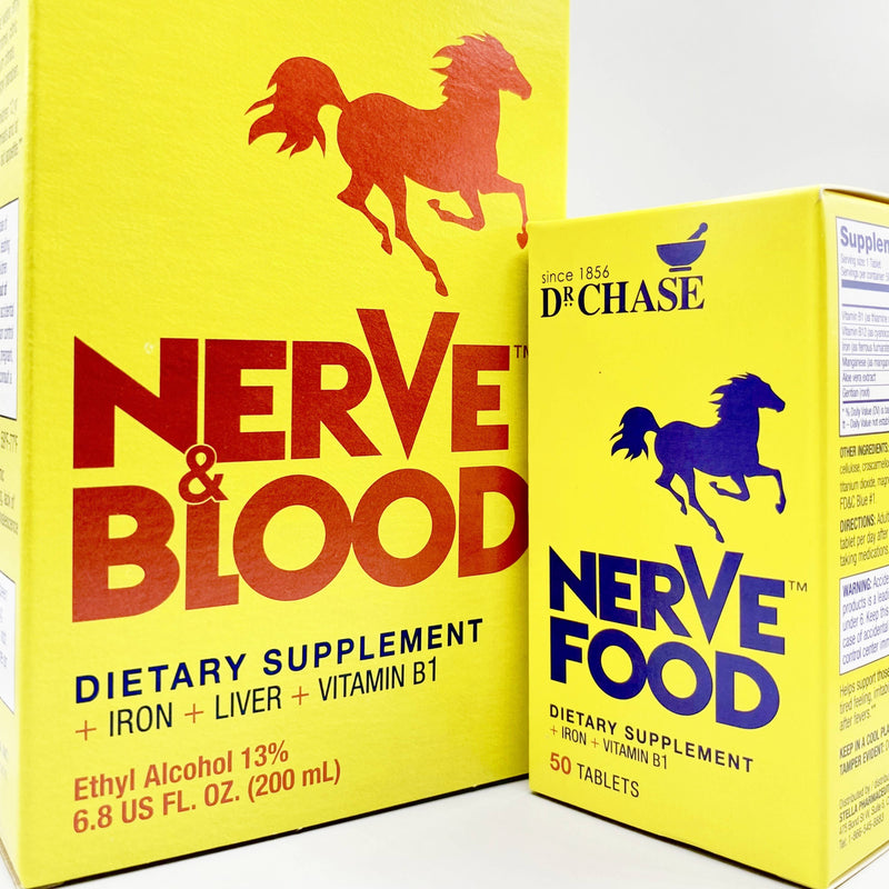Dr. Chase [Nerve & Blood Tonic + Nerve Food Tablets] *Special Offer*
